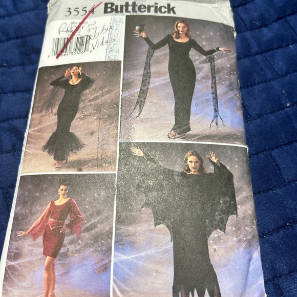 Butterick 3554 Pattern- Halloween, cosplay, theatre, skating and more - Picture 1 of 6